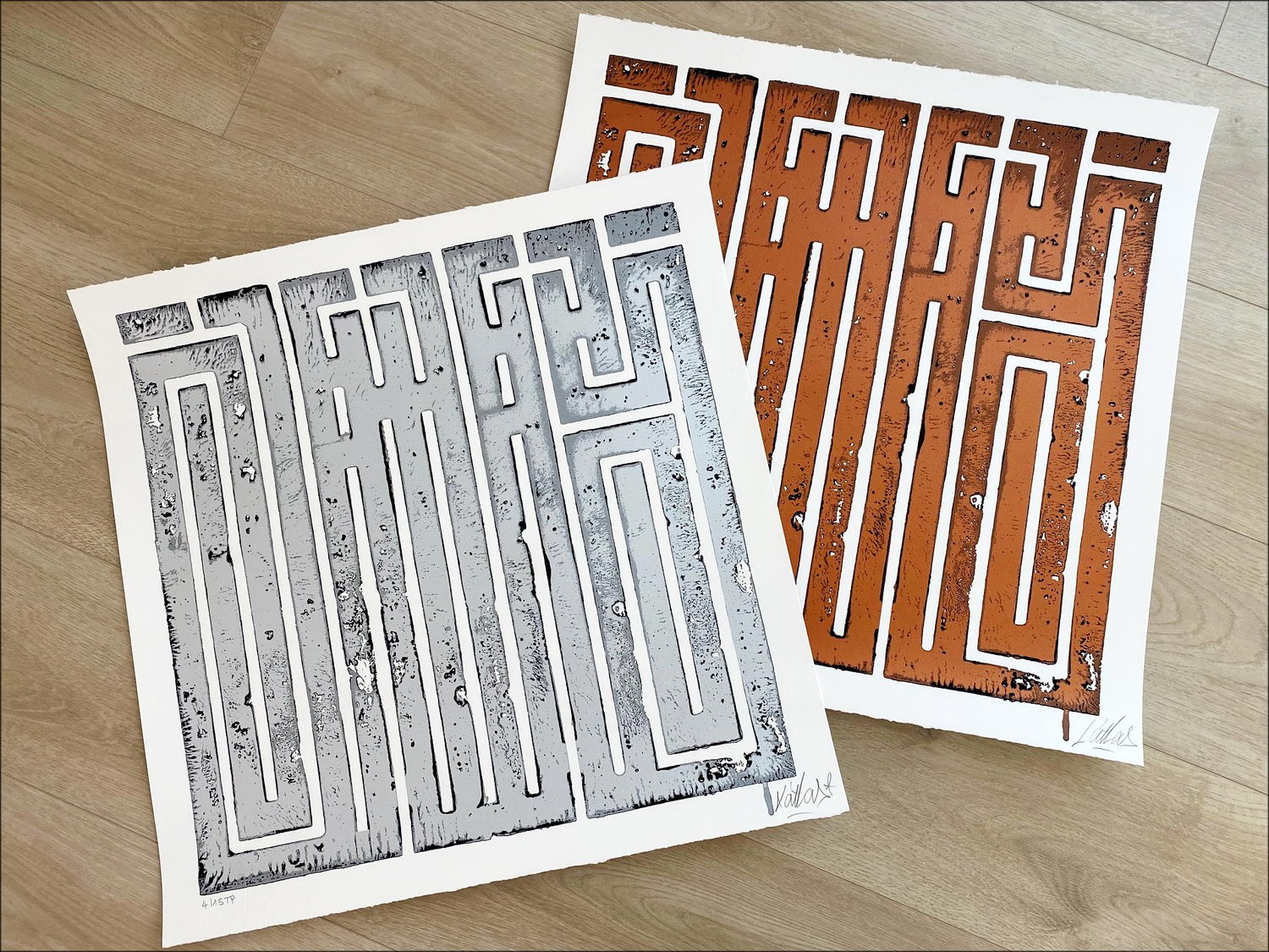 Comprare, L'ATLAS Solo un altro sigillo, serigrafia originale in argento 2020