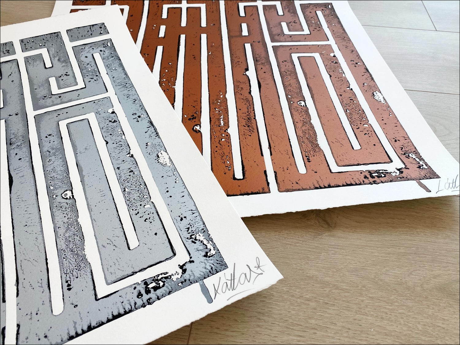 Comprare, L'ATLAS Solo un altro sigillo, serigrafia originale in argento 2020