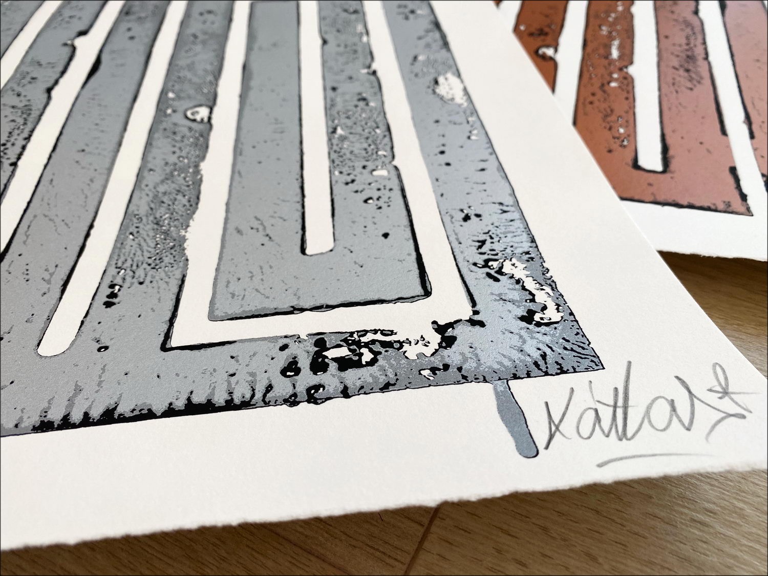 Comprare, L'ATLAS Solo un altro sigillo, serigrafia originale in argento 2020