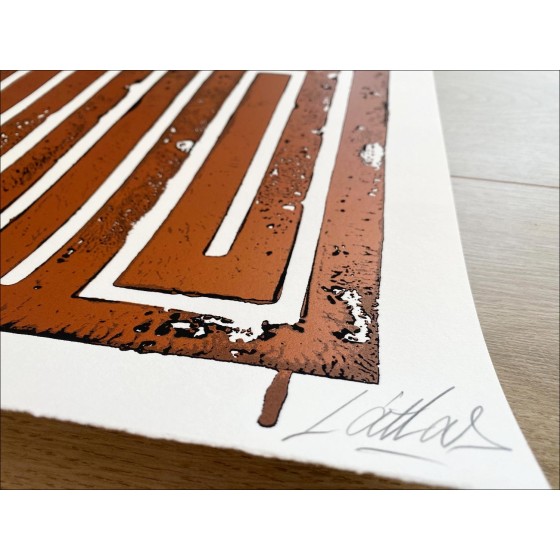 Comprare, L'ATLAS Solo un altro sigillo, serigrafia originale in argento 2020