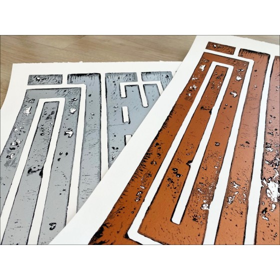 Comprare, L'ATLAS Solo un altro sigillo, serigrafia originale in argento 2020