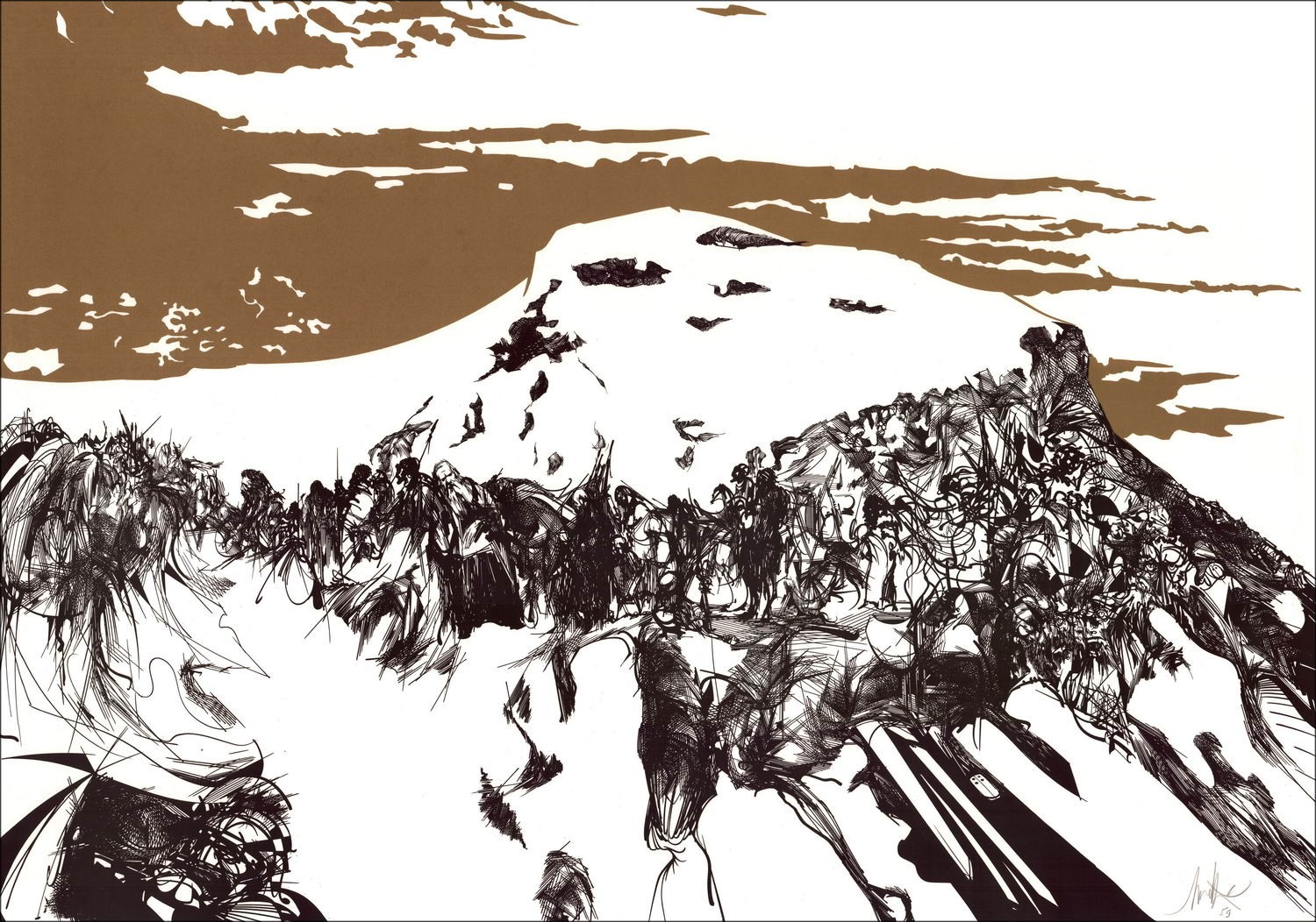 Purchase Original Lithograph Composition 02 by Raymond MORETTI