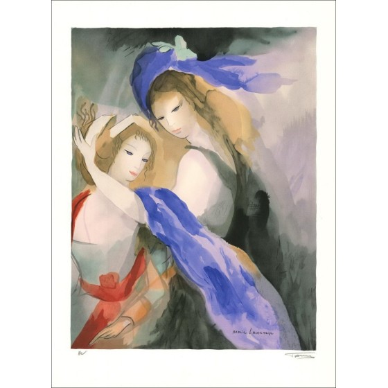 ➜ Beide Freunde 04 Eine Lithographie von Marie Laurencin 