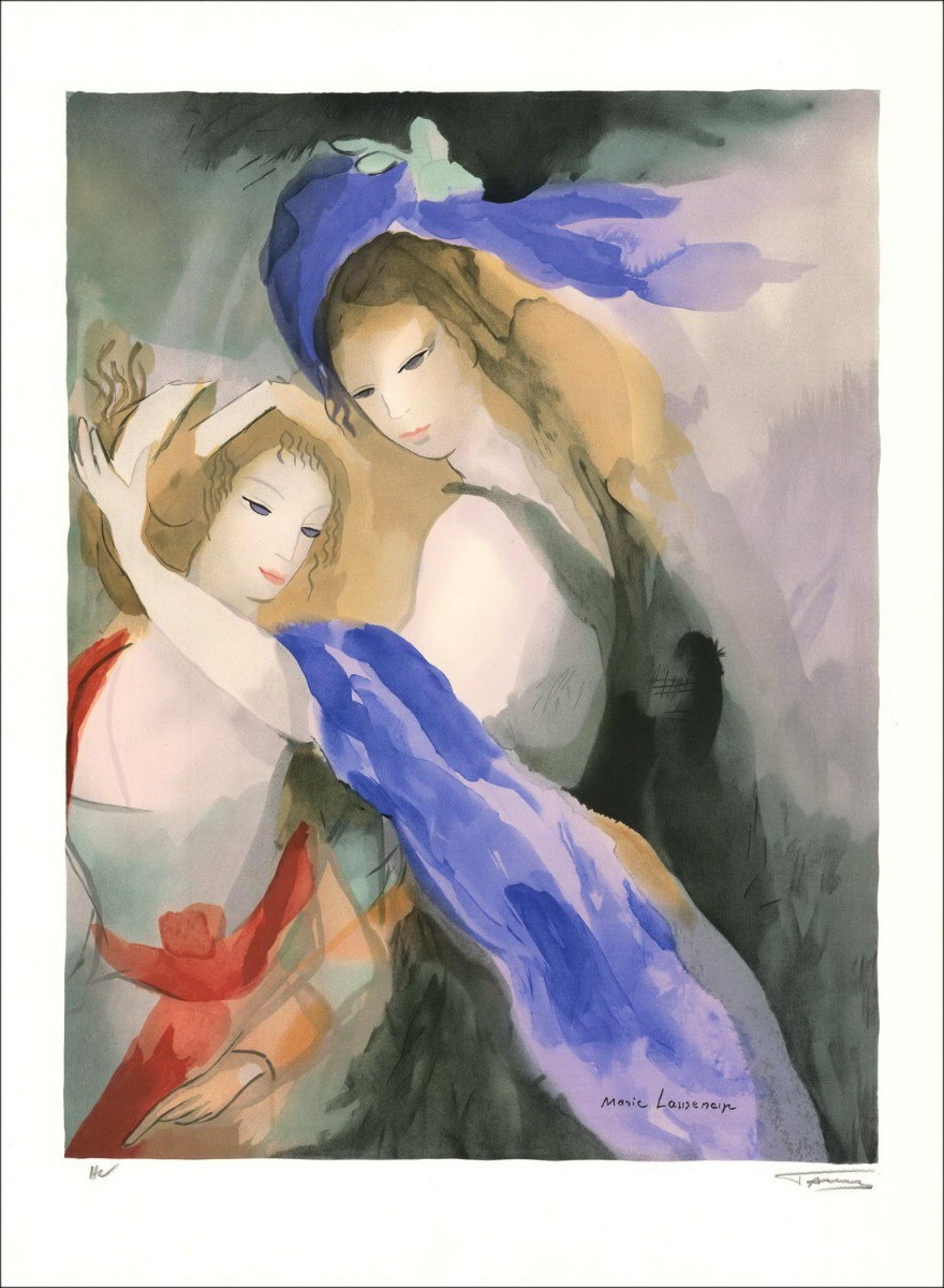 ➜ Beide vrienden 04 een lithografie van Marie Laurencin 