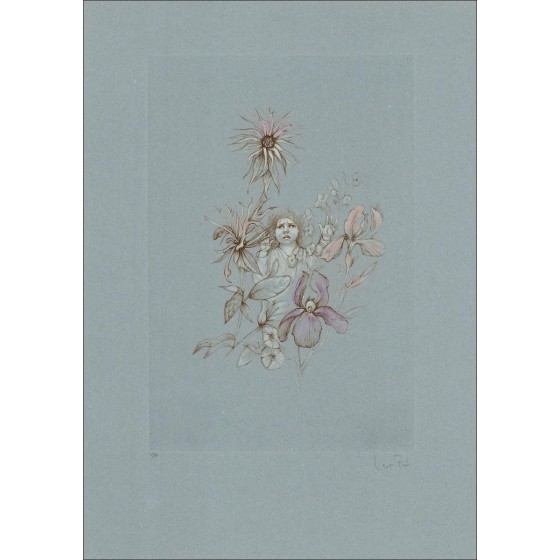 Acquista fiori di fiori di Leonor Incisione originale finita