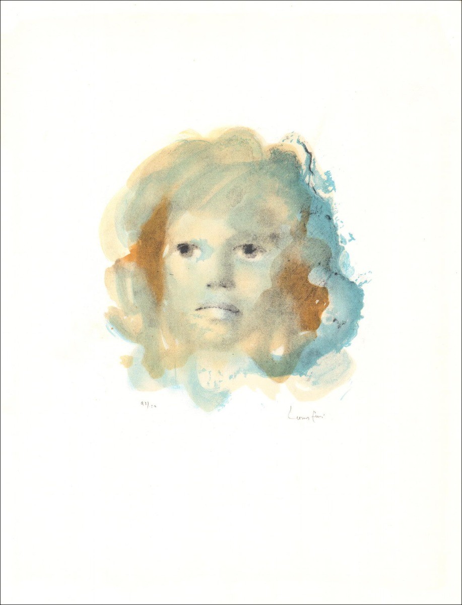 Comprar litografía original de Leonor Terminación Retrato de mujer