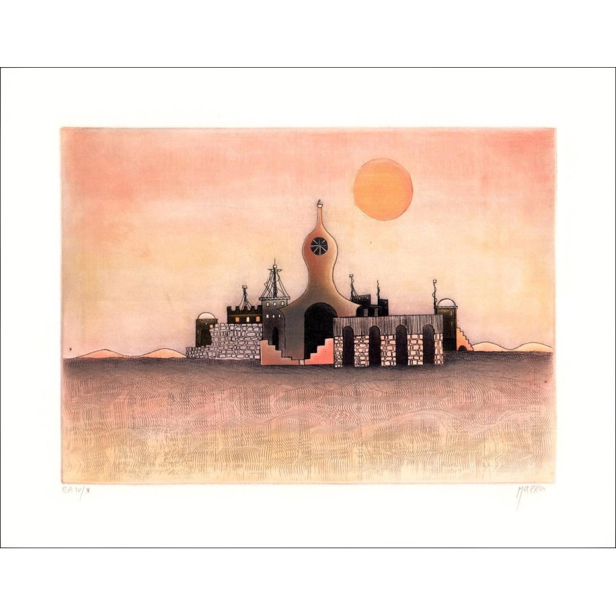 MARKA - Originalgravur "Die Kirche"