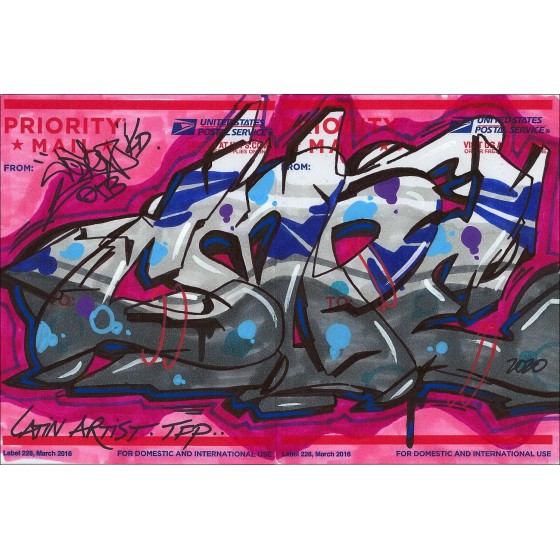 Acquista il disegno originale del feltro COPE2 - SLAP POSTALE 03 14X21CM - 2020