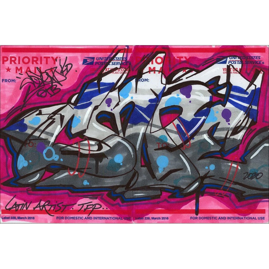Acquista il disegno originale del feltro COPE2 - SLAP POSTALE 03 14X21CM - 2020