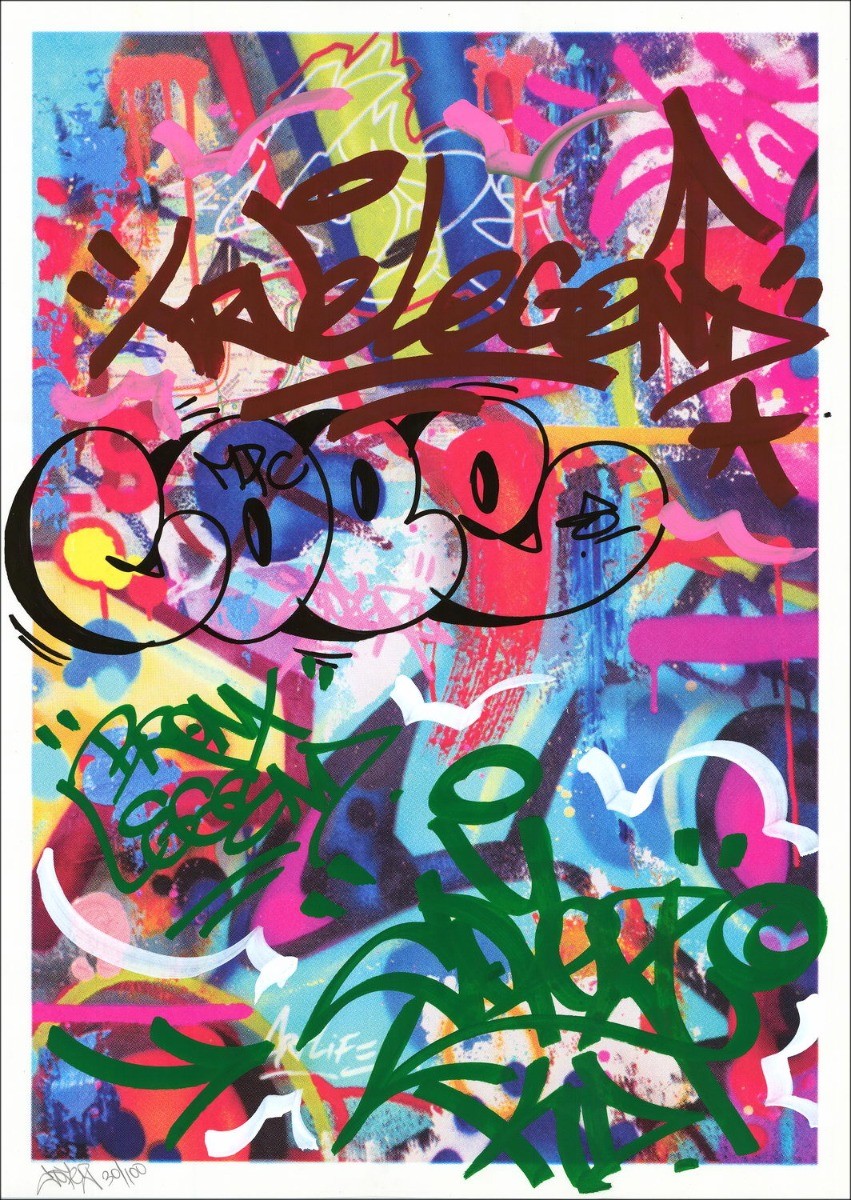 Koop afdruk verbeterd met acryl COPE2 - Bronx-pictogram! Nr. 30/100