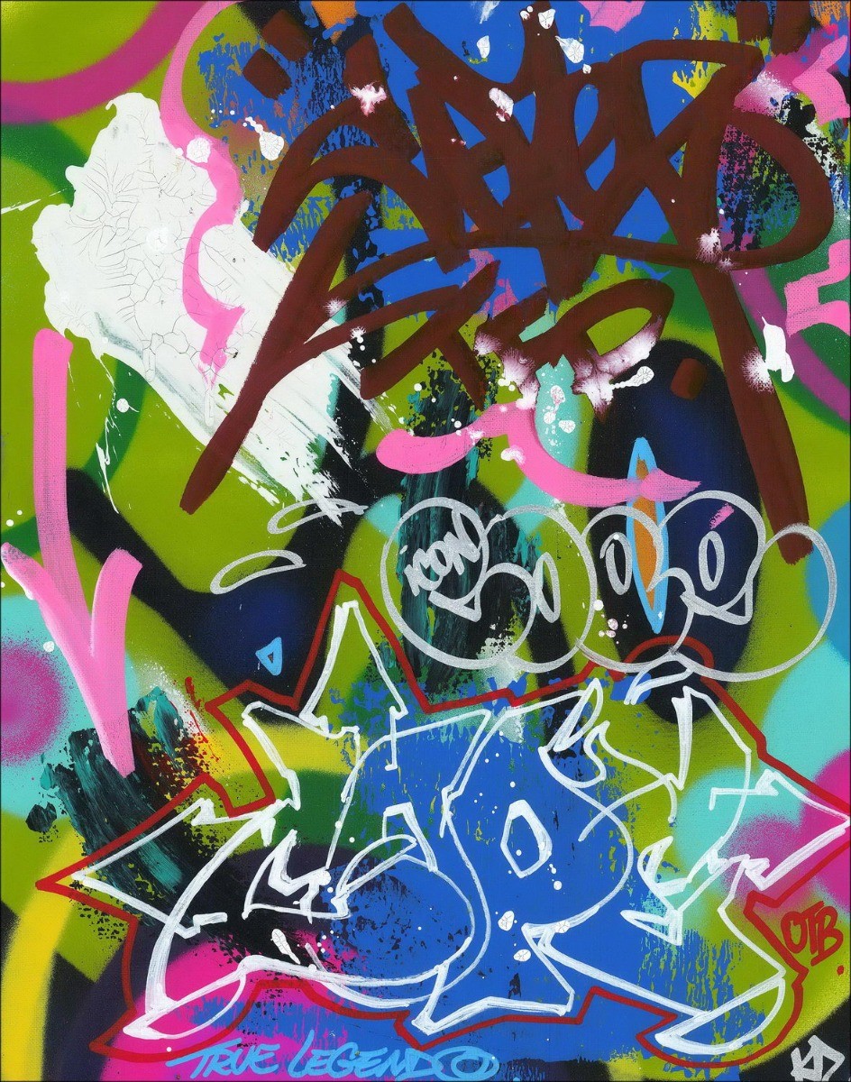 Acquista pittura originale con acrilico su tela COPE2 - Legenda Bronx 02