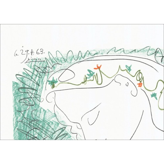 Picasso – Maternité, Femme et enfant | Lithographie 90x64 cm
