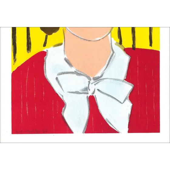 "Vrouw met hoed" door Henri Matisse - Lith 1939 Getekend 1939
