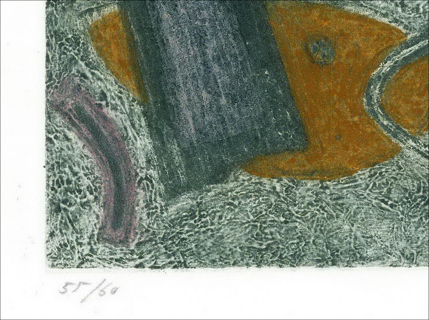 Henri GOETZ - Gravure originale "Composition" 28x38cm signée et numérotée au crayon par l'artiste