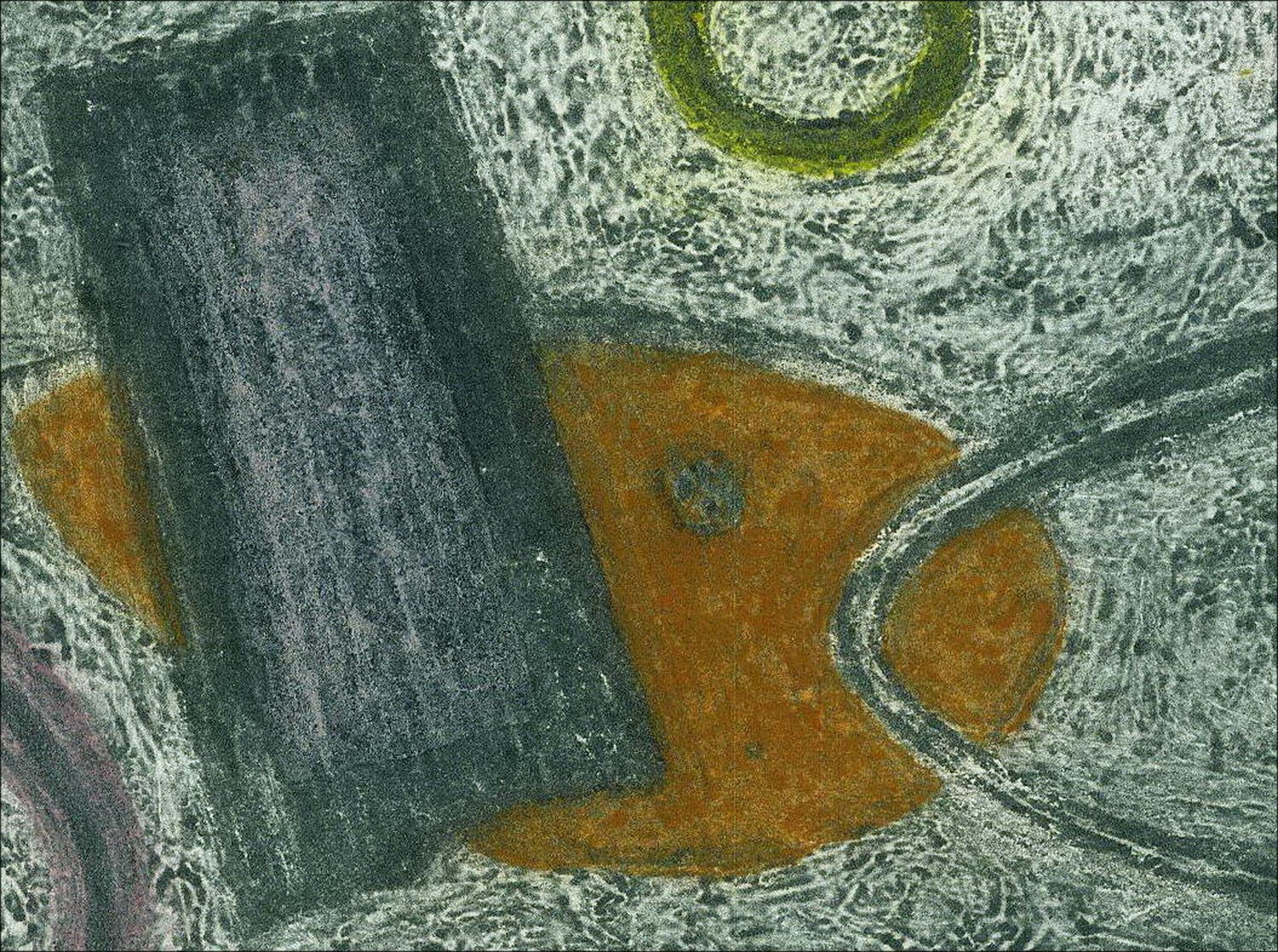Henri Goetz - Incisione originale "Composizione" 28x38 cm firmata e numerata a matita dall'artista