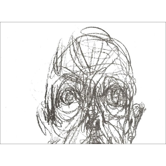 Alberto GIACOMETTI - Lithographie "Portrait d'homme 01" 38x28cm - 1961