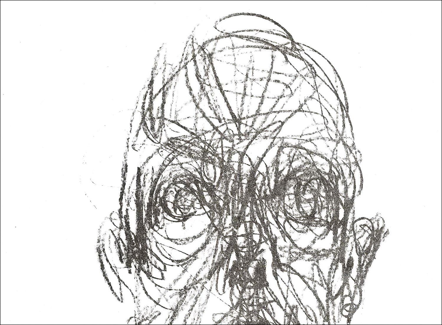 Alberto Giacometti - Lithosche "Portret van de mens 01" 38x28cm - 1961