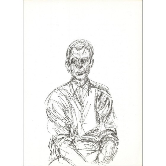 Alberto Giacometti - Lithographie "Porträt des Mannes 03" 38x28cm