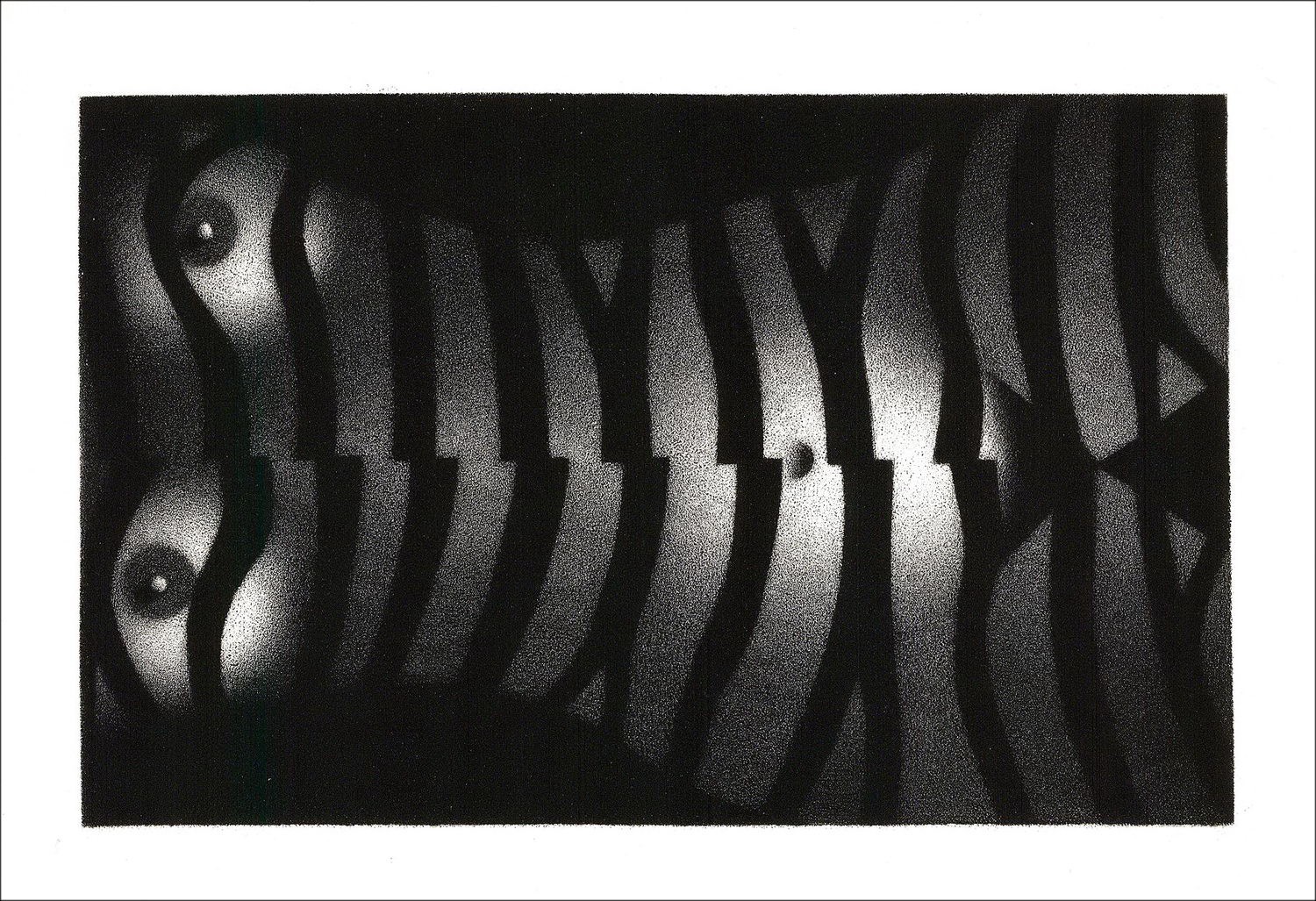 Mario AVATI - Gravure Originale "Hommage à Abaye Guiseppe PARINI" 35x25cm signée et numérotée 