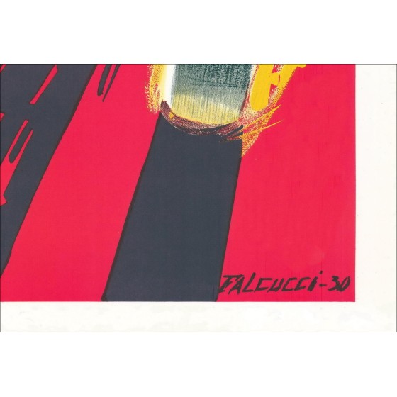 Robert Falcucci - Litografia "Grand Prix Monaco 1930" 100x68cm
