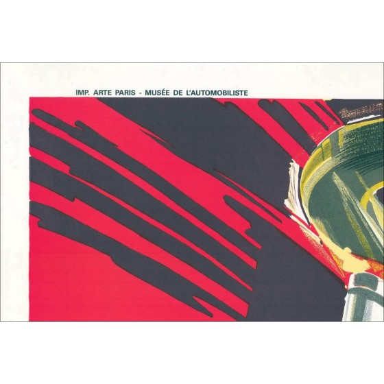 Robert Falcucci - Lithographie "Grand Prix Monaco 1930" 100x68cm