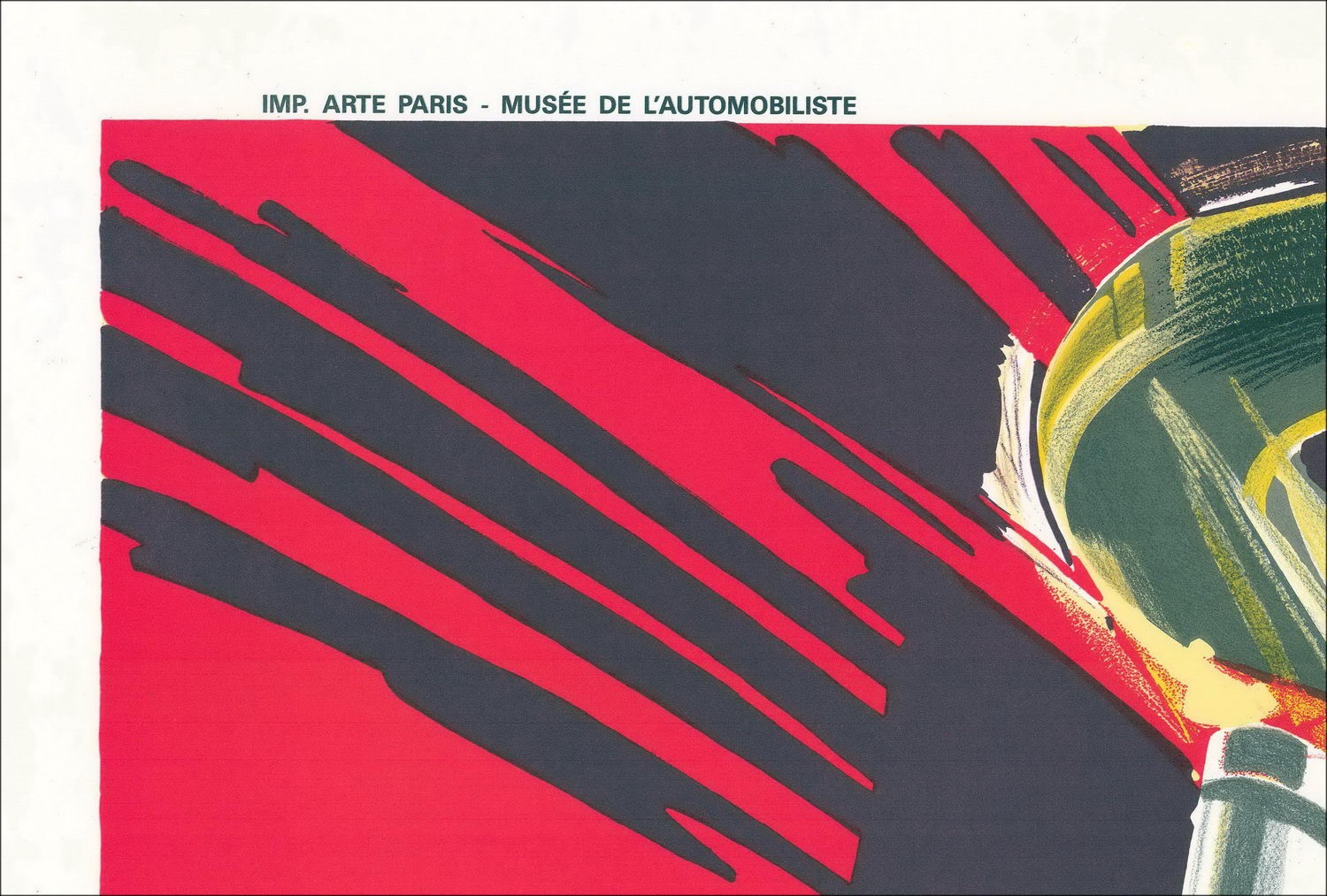 Robert Falcucci - Litografia "Grand Prix Monaco 1930" 100x68cm