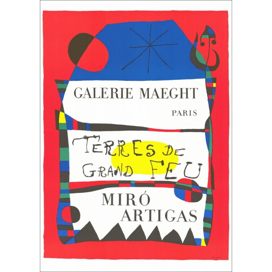 Joan Miró - Maeght Tentoonstelling, Fine Fire Terre | Galerij 125