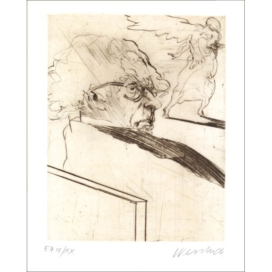 Kaufen Sie autopantrait bei Angel Claude Weisbuch Original Gravur