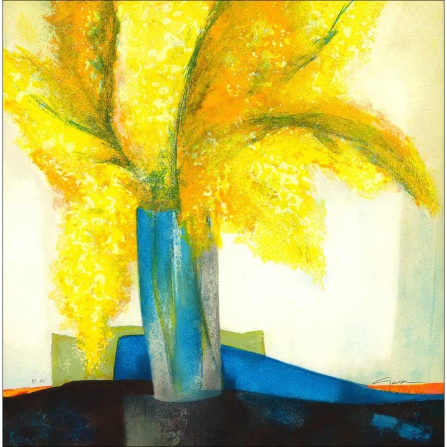 Acquista Litografia originale Claude Gaveau Mimosas