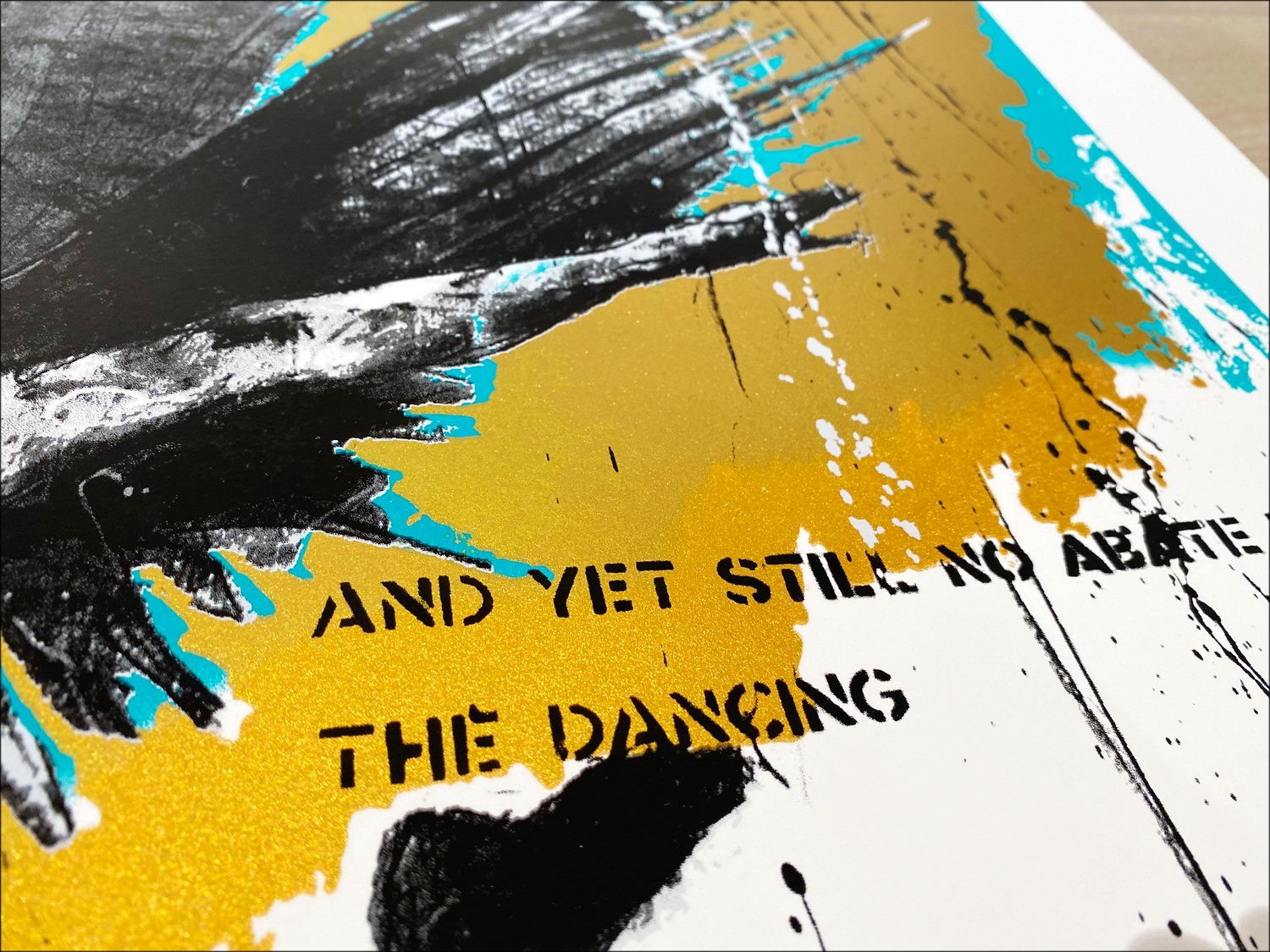 Evaluación y Síntesis de Guy Denning 2020, serigrafía firmada.