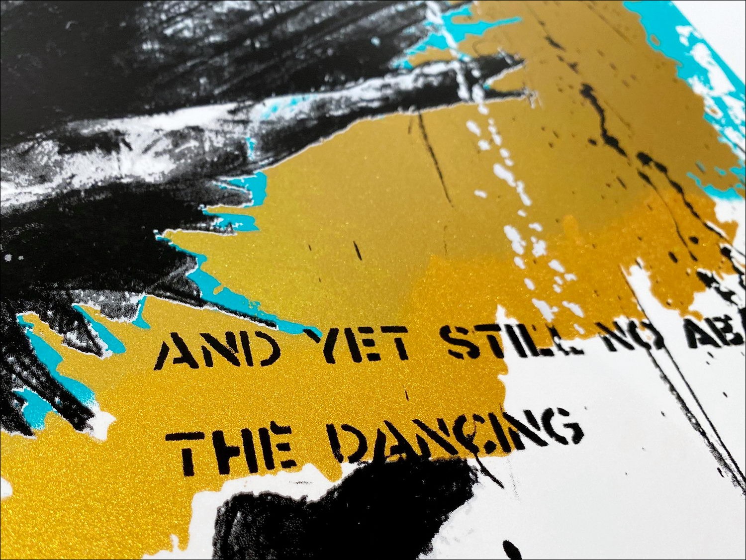 Valutazione e Sintesi di Guy Denning 2020, serigrafia firmata