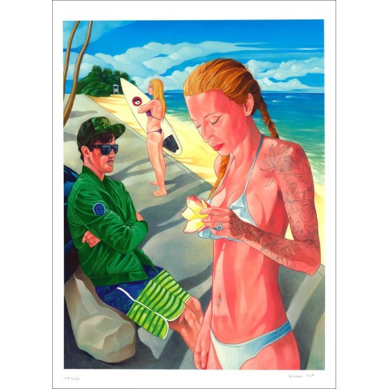 Comprar Litografía Kosta KULUNDZIC - Sunset Beach