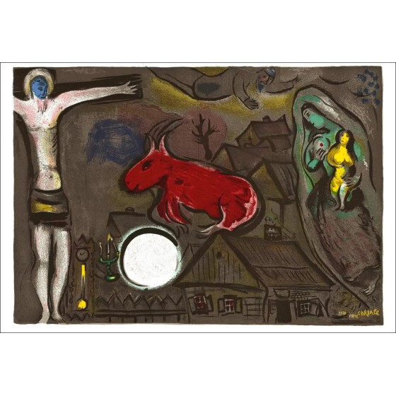 Marc Chagall Kaufen Sie die Krippe der Lithographie - 1950