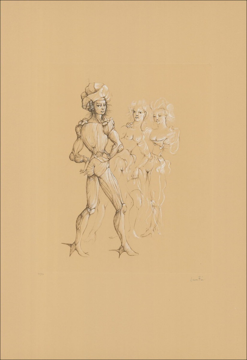 Buy Original engraving by Léonor FINI The three women