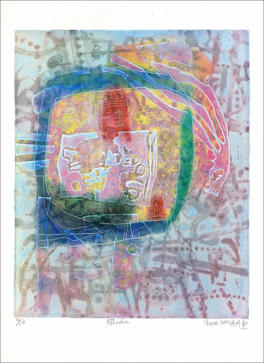 Buy Original signed etching by Shoichi HASEGAWA, Atlantis