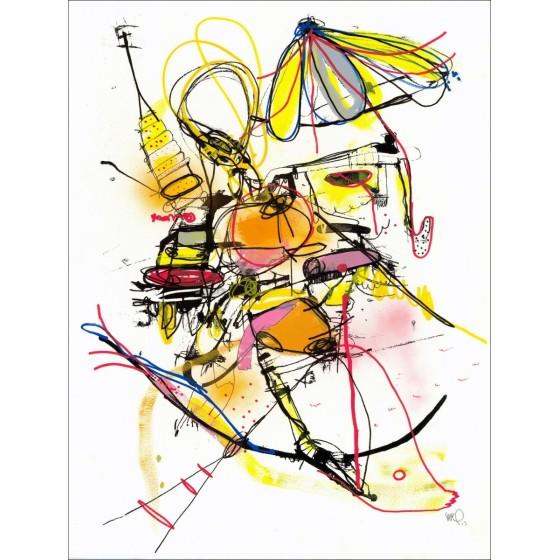 Smael Koop Screen-print o Equilibristo HC2 / 6