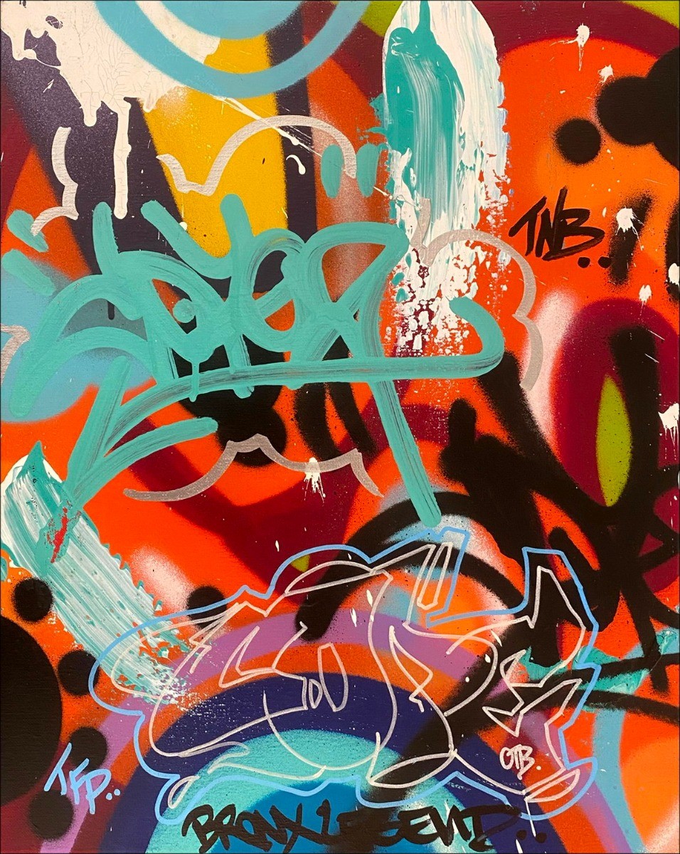 Koop acryl schilderij op canvas COPE2 - Bronx Legend 03