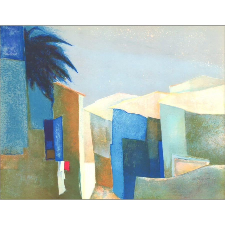 Buy Original Lithograph Mediterranean Landscape by Claude GAVEAU