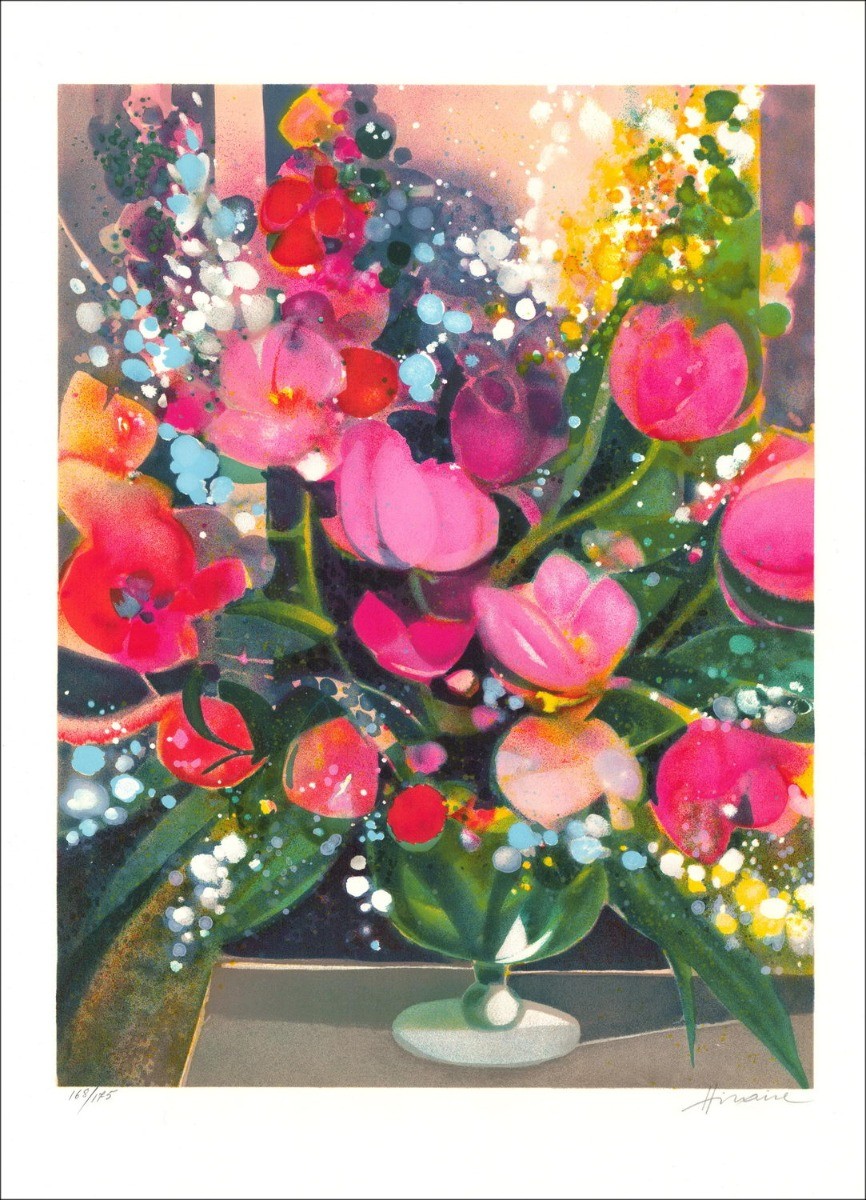 Purchase Original Lithograph Camille HILAIRE The Bouquet VII