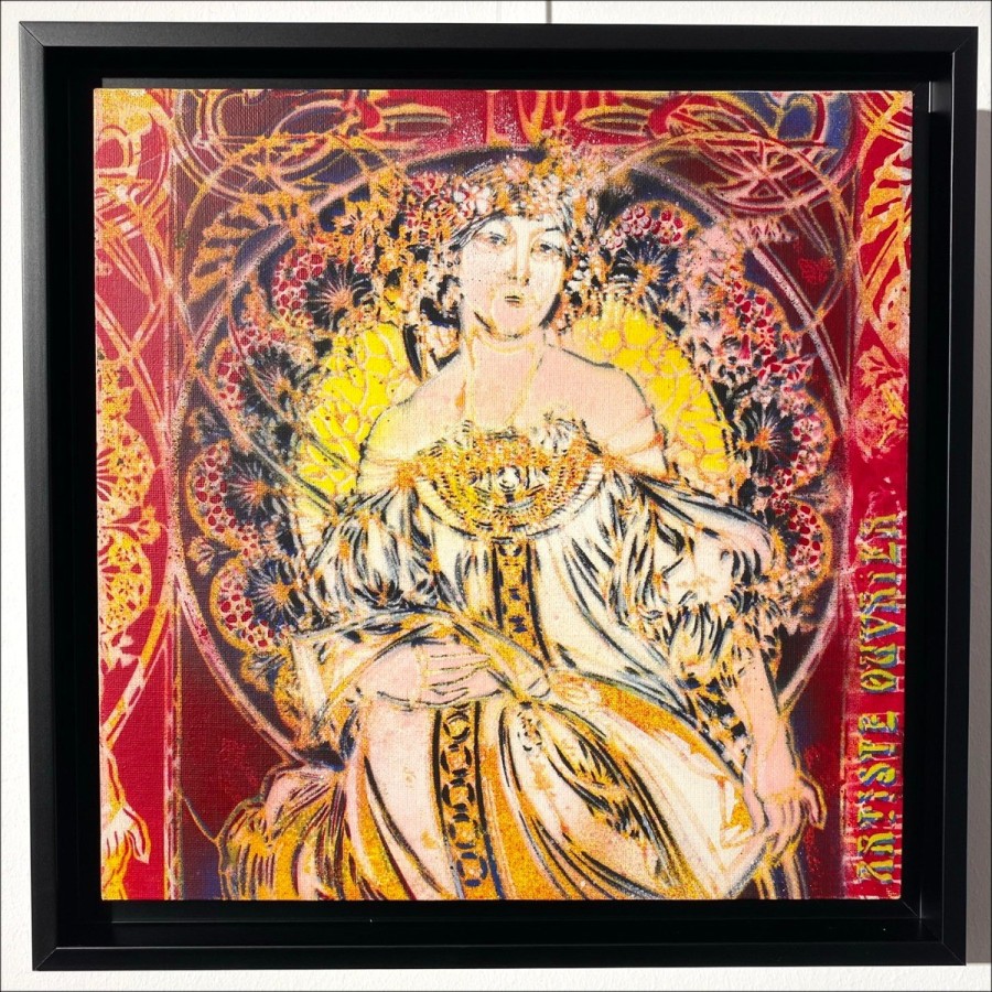 ARTISTE OUVRIER Aankoop schilderij op canvas - het boek 30x30cm - 2021