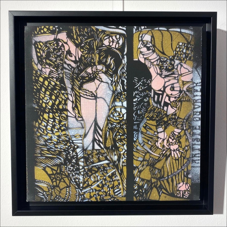Acheter peinture sur toile ARTISTE OUVRIER Judith & Snakes (Klimt)