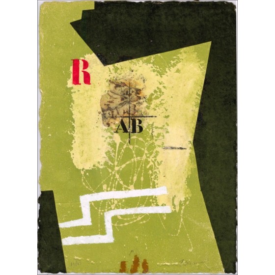 James Coignard - Original Carborundum Gravur "Lamination II" 38x28cm