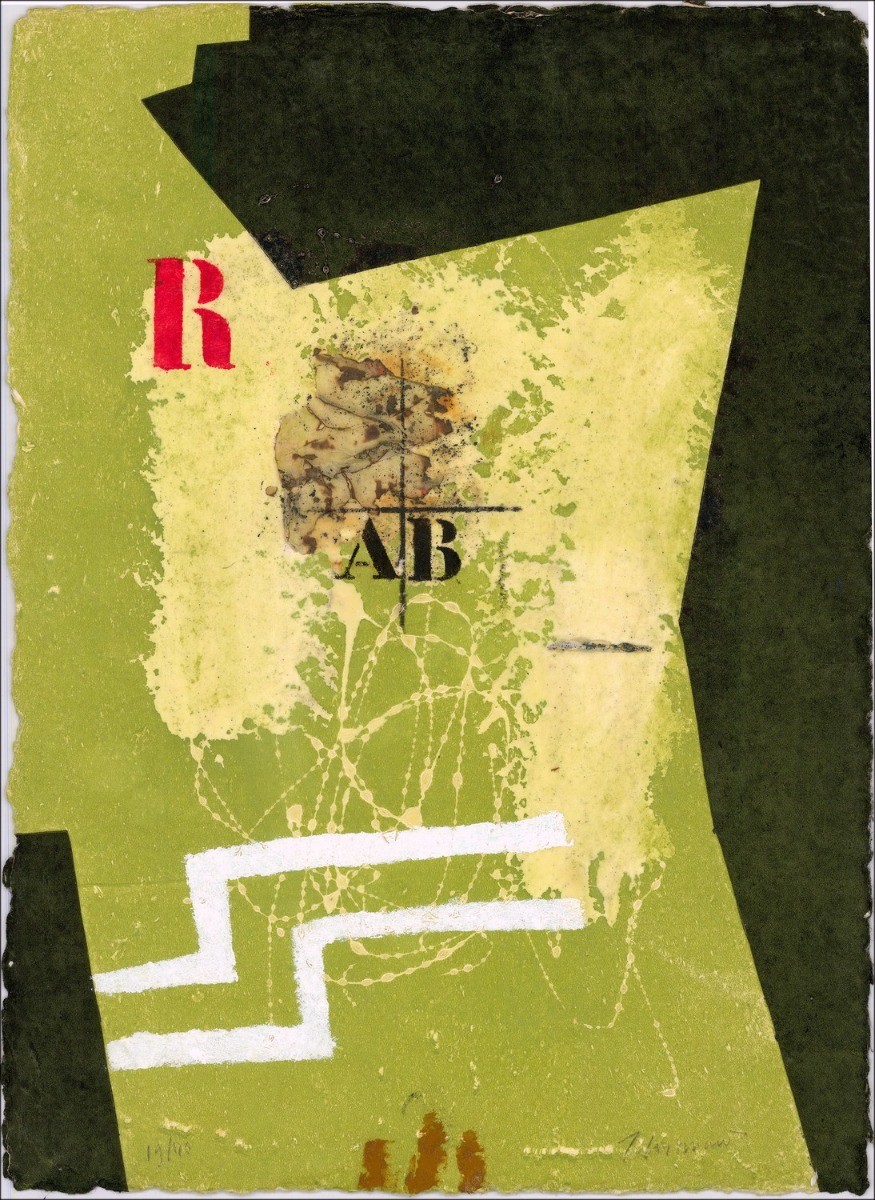 James Coignard - Incisione originale Carborundum "laminazione II" 38x28cm