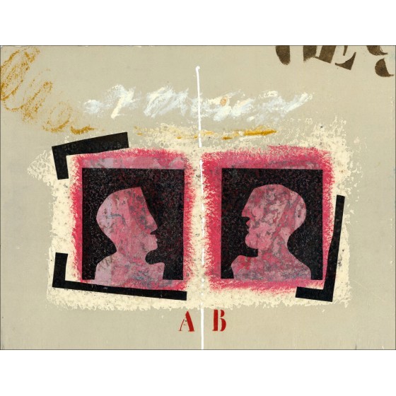 James Coignard - Originele Carborundum Gravure "Gebroken structuur" 50x67cm