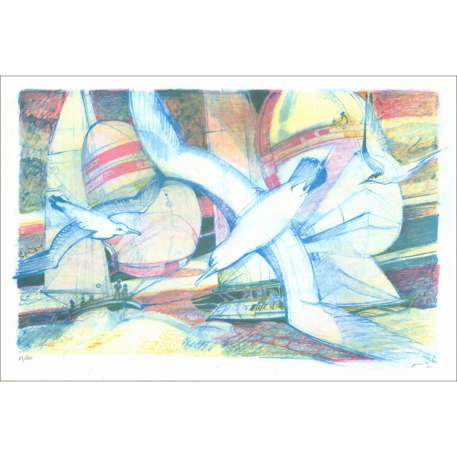 Buy Original Lithograph AMBILLE Paul Gulls
