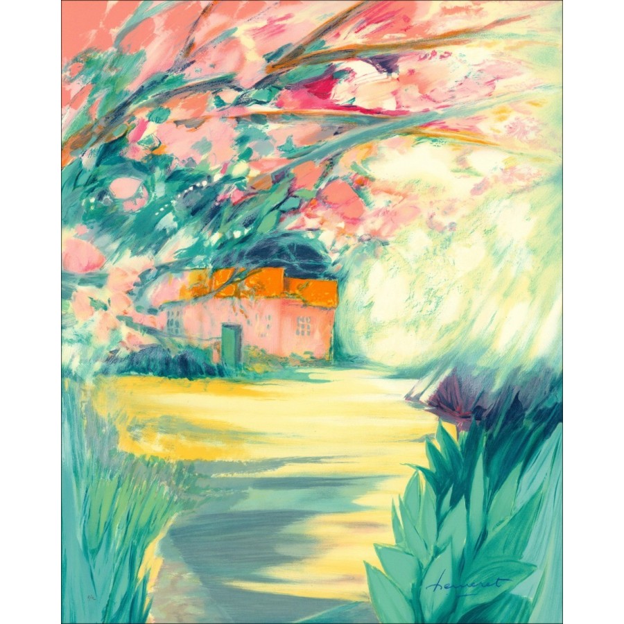 Acquista Claude Hemeret Litografia originale Il giardino