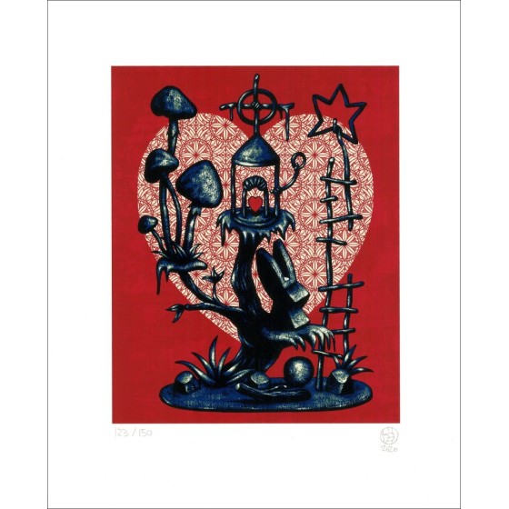 ▷ Amore da Speedy Graphito, 2020: serigrafia originale