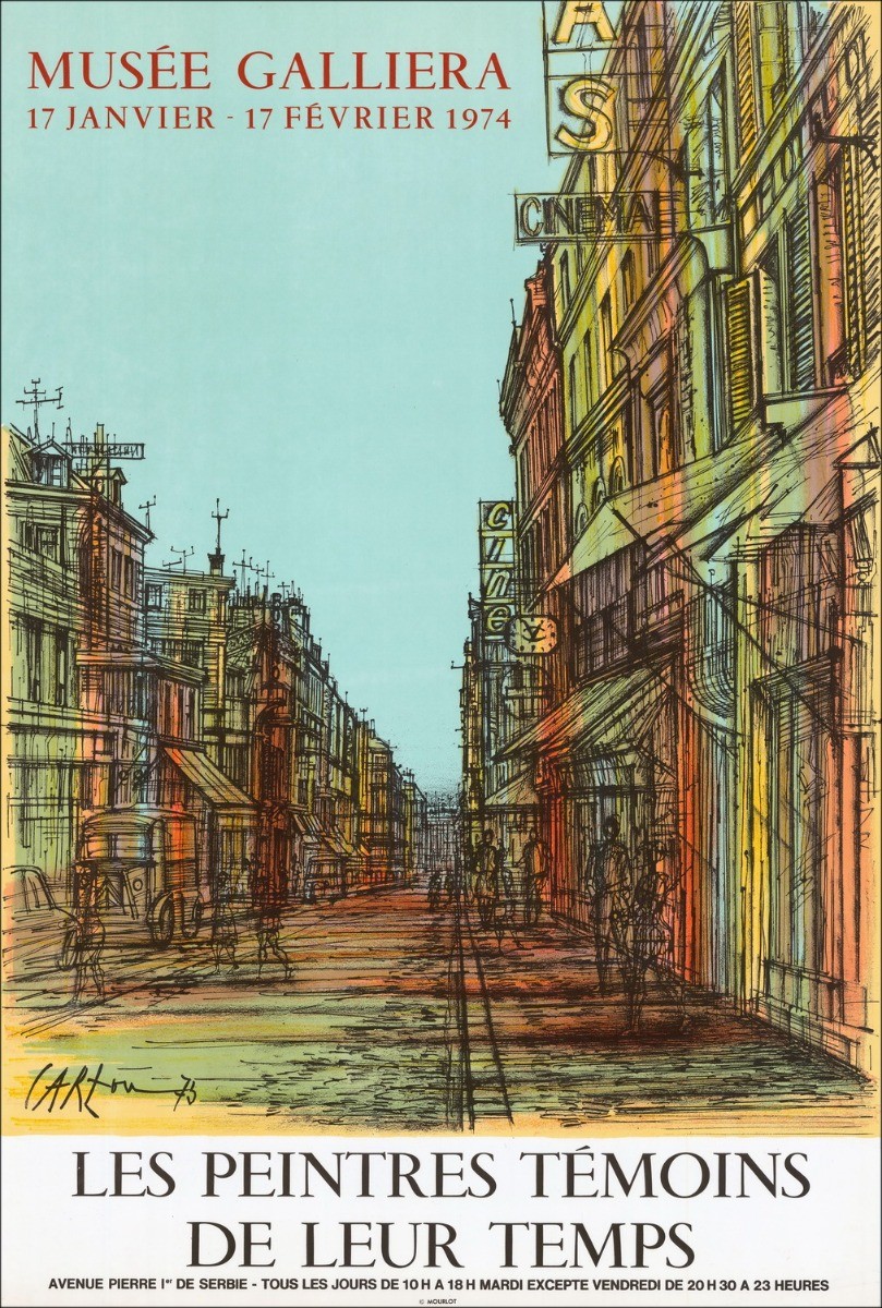 Kaufen Sie Jean Carzou Lithographie Ausstellung Galliera Museum Paris 1974