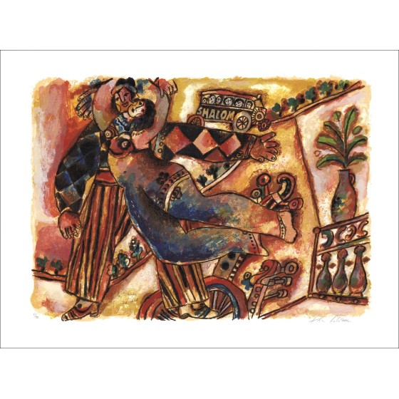 Kaufen Sie original Lithographie die Tanzstraßen von Theo Tobiasse 