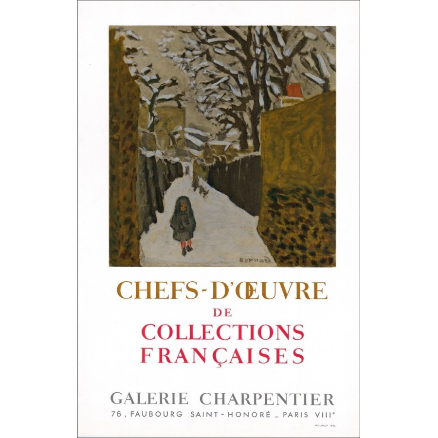 Pierre BONNARD - Lithographie "Galerie Charpentier, Paris" 75x51cm - 1962
